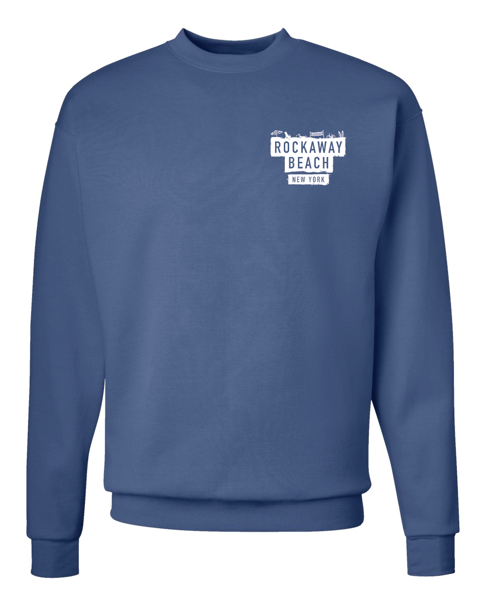 Rockaway Basics Crewneck Sweatshirt Unisex (NO DESIGN ON BACK)