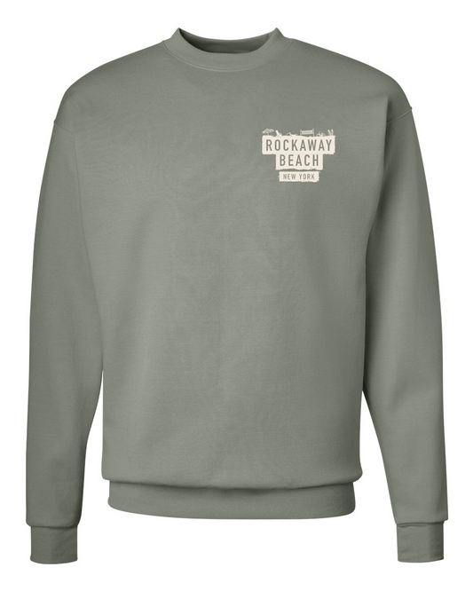 Rockaway Basics Crewneck Sweatshirt Unisex (NO DESIGN ON BACK)
