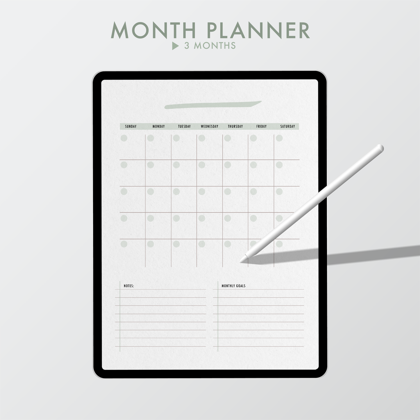 Fitness Planner, Daily Planner, Habit Tracker, Wellness Journal