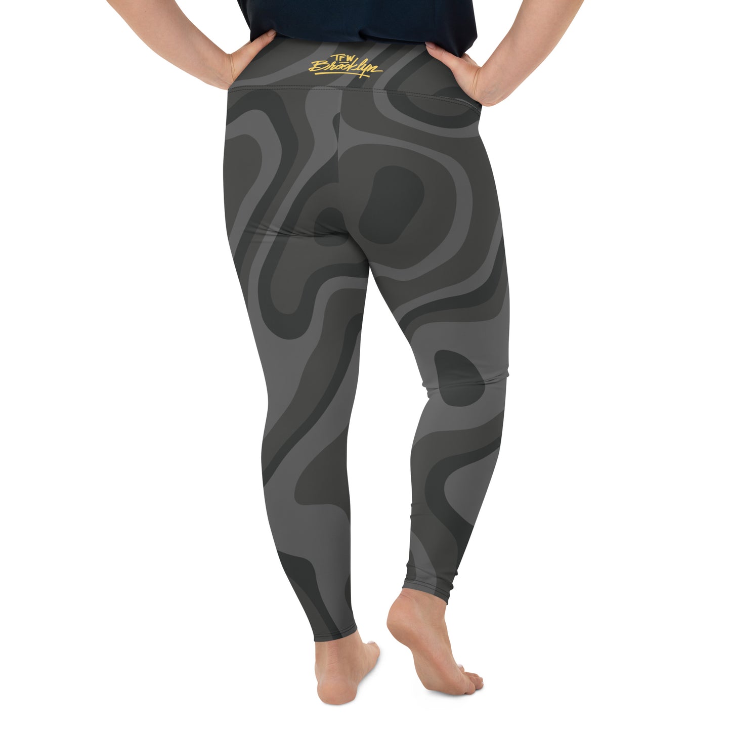 All-Over Print Plus Size Leggings