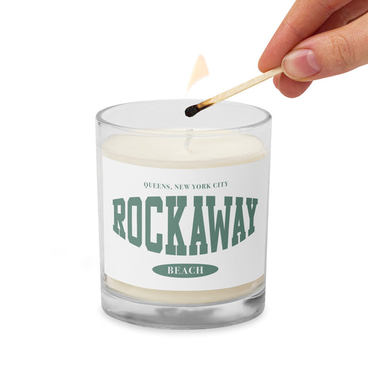 Rockaway Beach Glass Jar Soy Wax Candle (unscented)