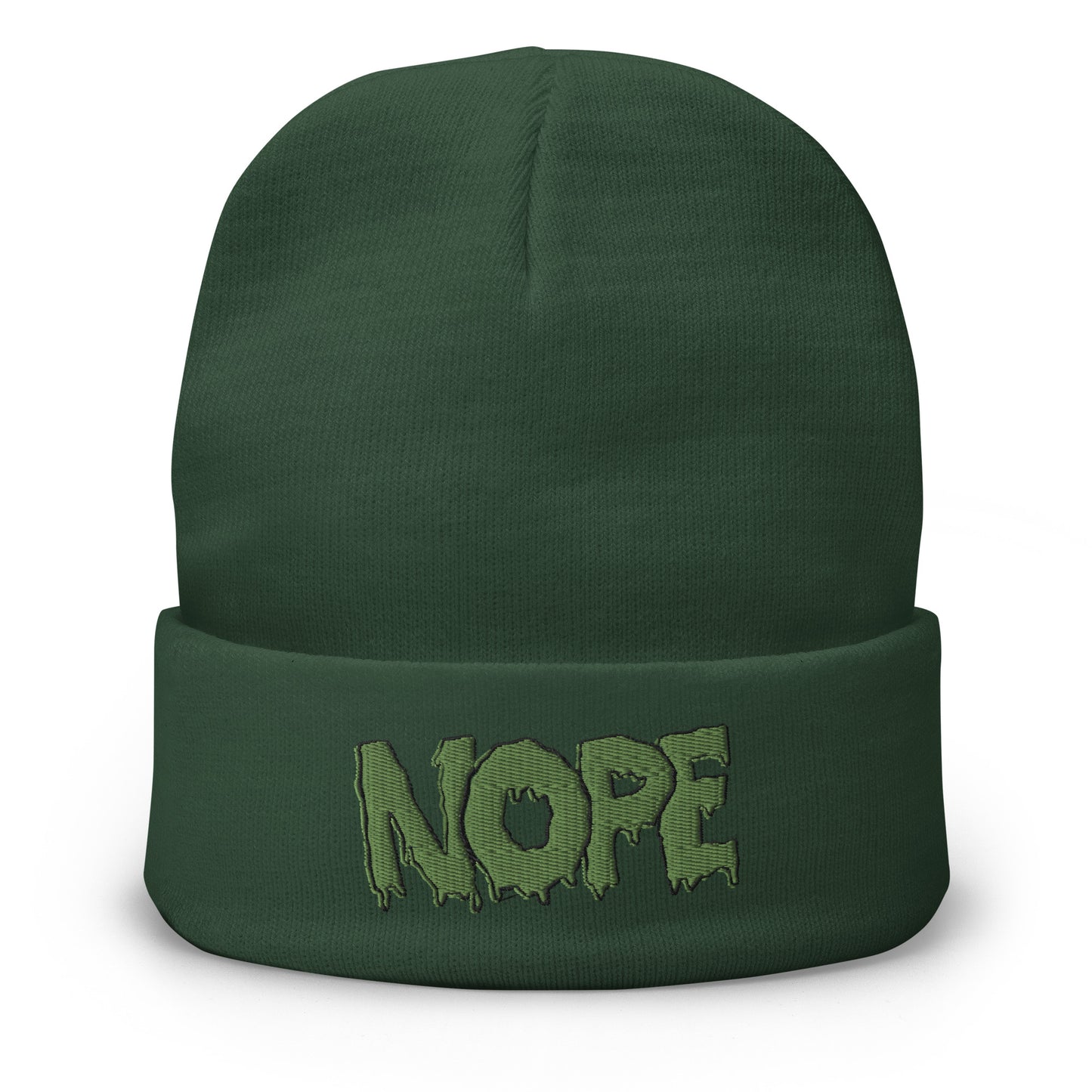 Nope | Embroidered Beanie