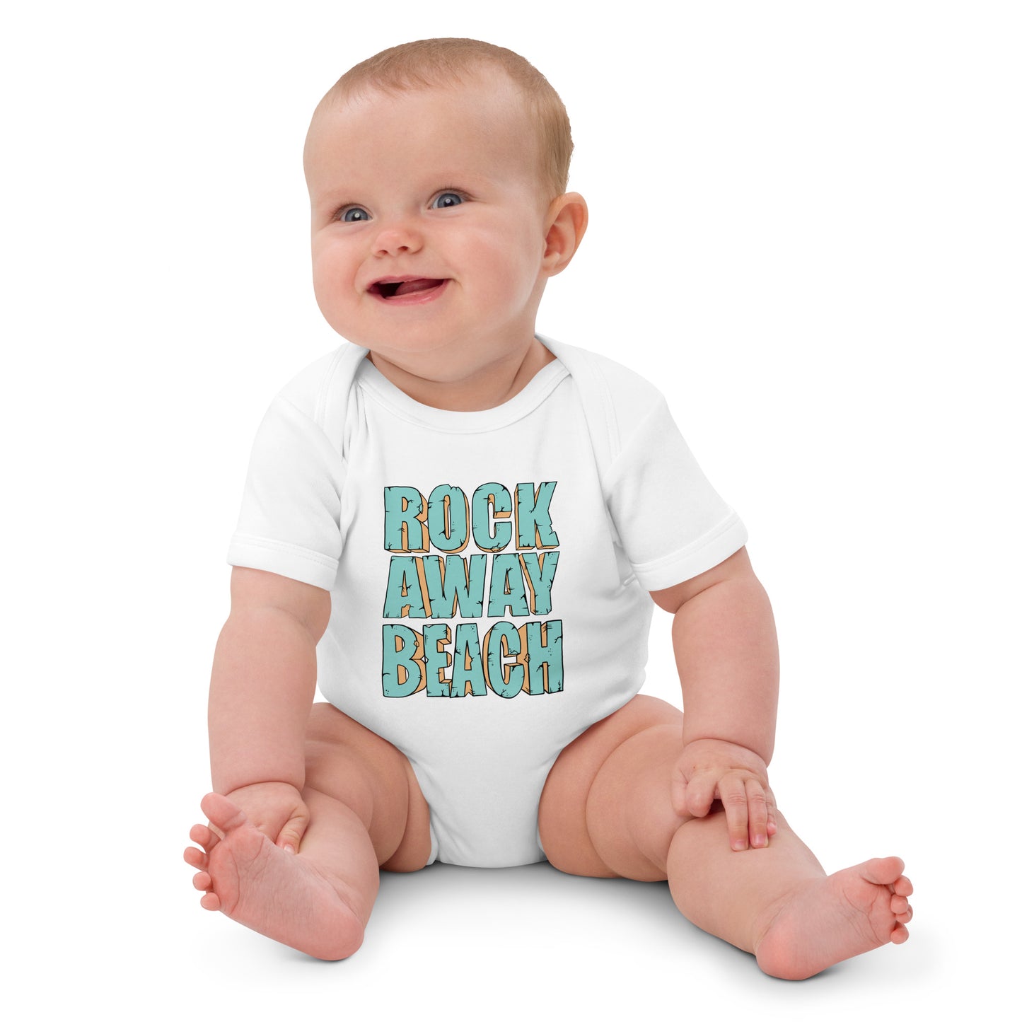 Rockaway Beach | Organic cotton baby bodysuit
