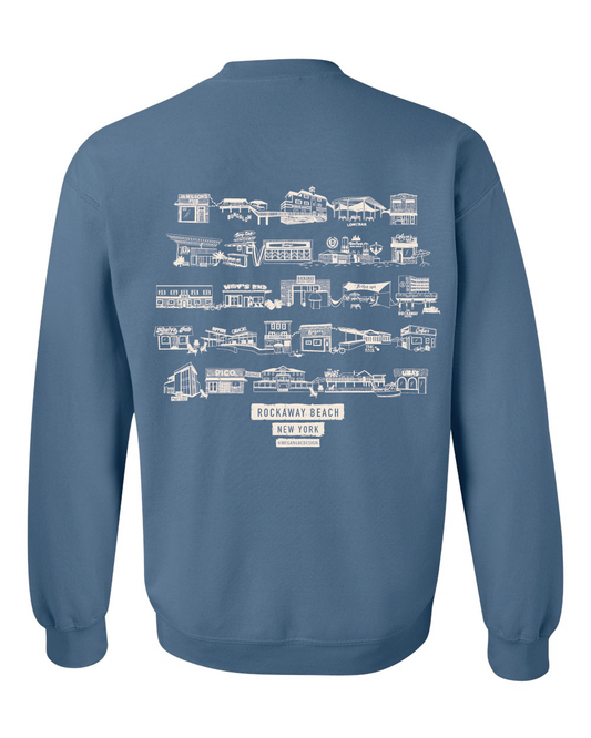 Crewneck Sweatshirt Unisex - Rockaway Beach Bars