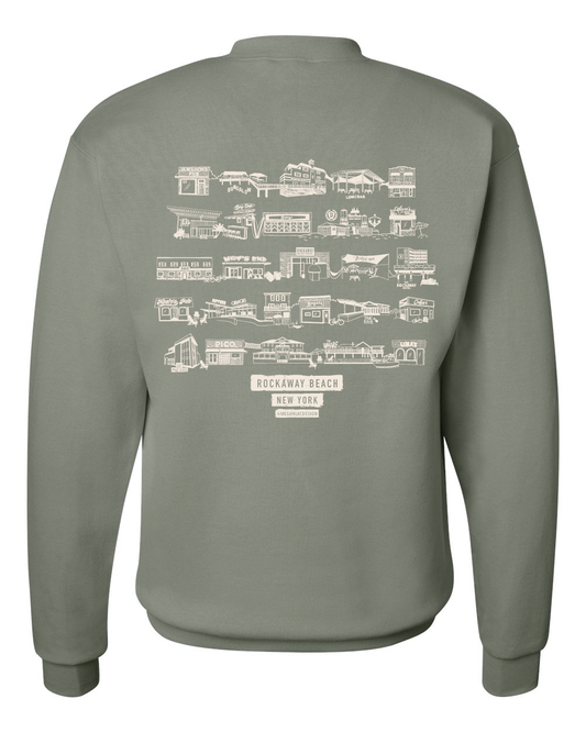 Crewneck Sweatshirt Unisex - Rockaway Beach Bars
