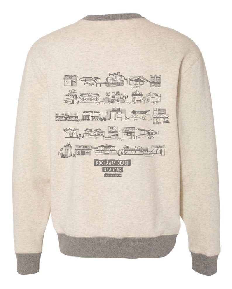 Crewneck Sweatshirt Unisex - Rockaway Beach Bars