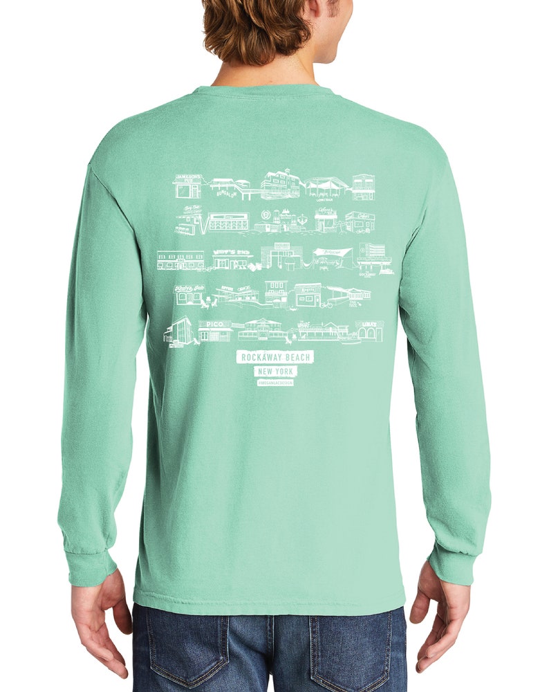 Long Sleeve Tee - Rockaway Beach Bars