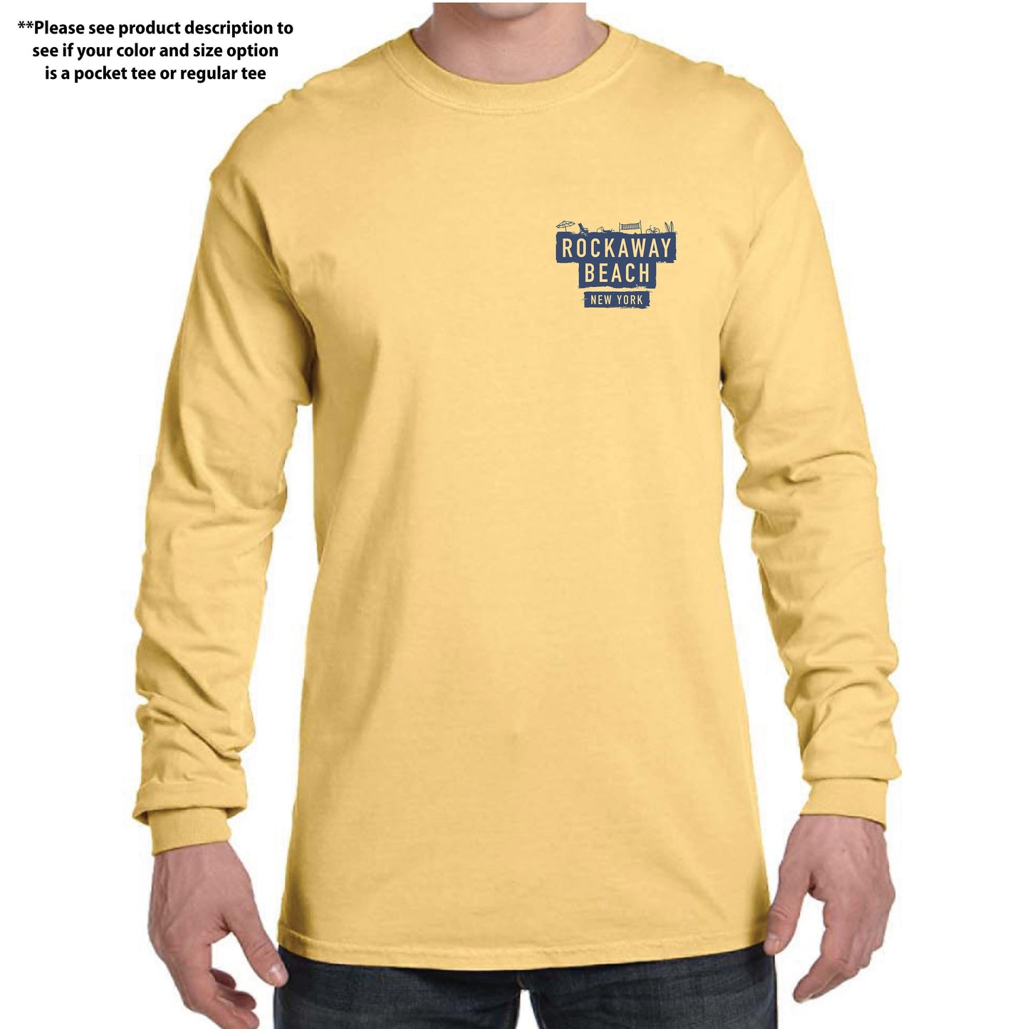 Long Sleeve Tee - Rockaway Beach Bars