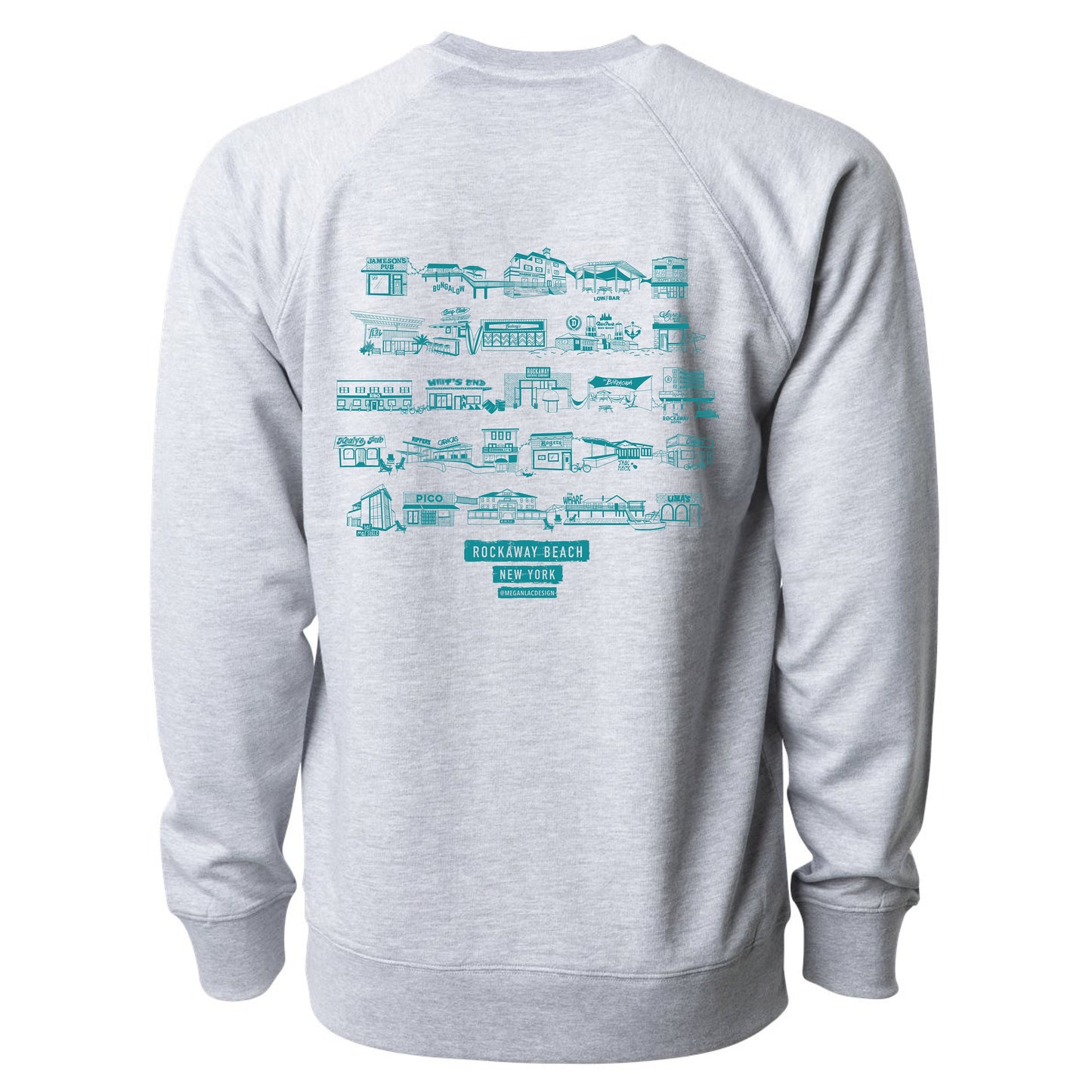 Crewneck Sweatshirt Unisex - Rockaway Beach Bars
