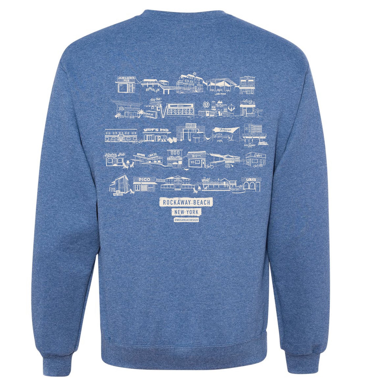 Crewneck Sweatshirt Unisex - Rockaway Beach Bars
