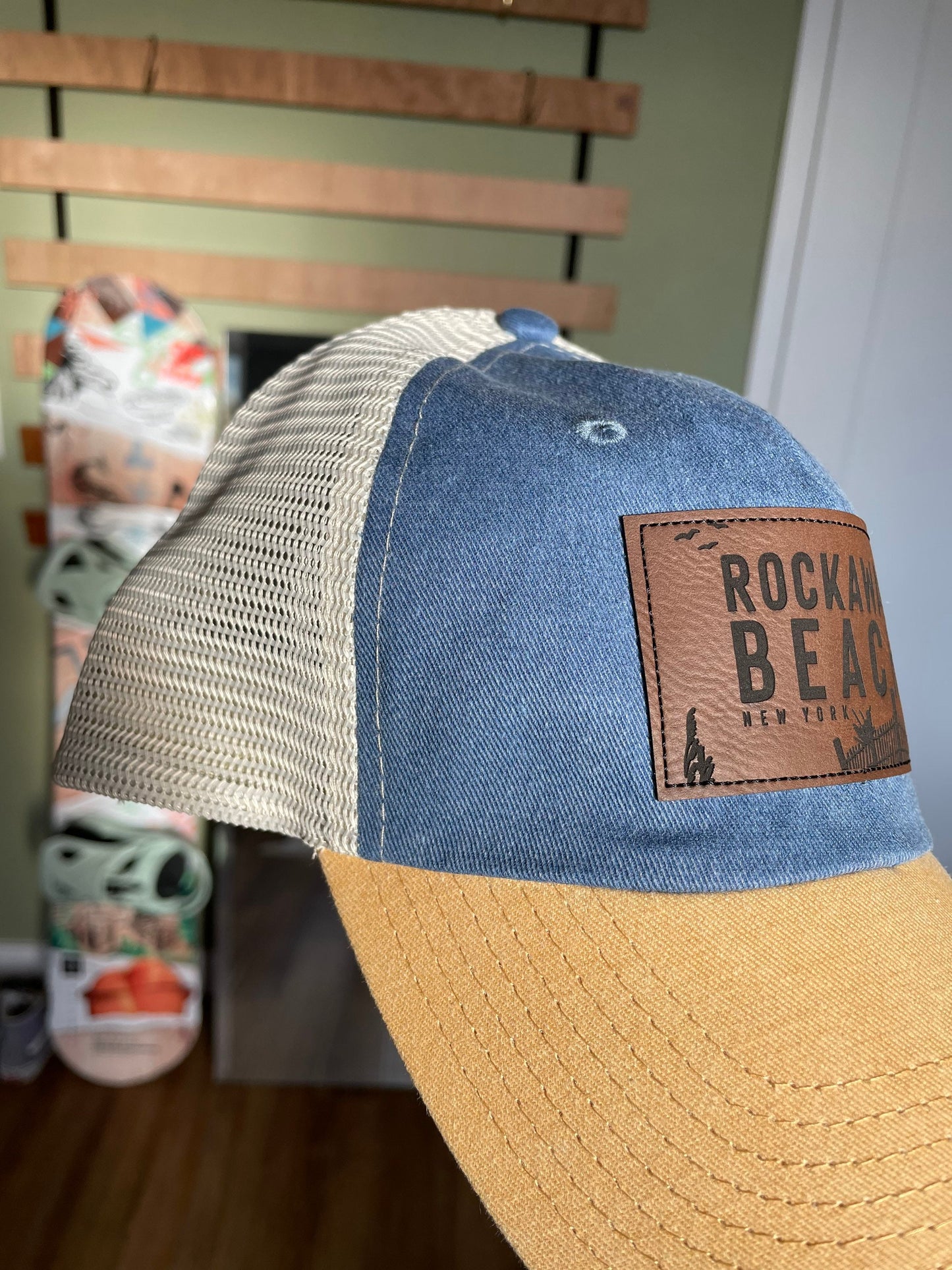 Mesh Back Baseball Caps | Rockaway Beach | Adjustable