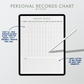 Fitness Planner, Daily Planner, Habit Tracker, Wellness Journal