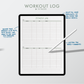 Fitness Planner, Daily Planner, Habit Tracker, Wellness Journal