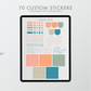 Fitness Planner, Daily Planner, Habit Tracker, Wellness Journal