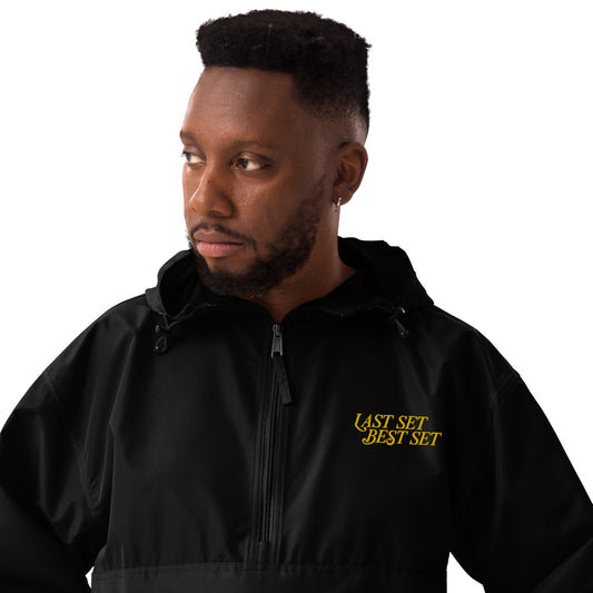 Last Set Best Set Embroidered Champion Packable Windbreaker