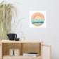 Watercolor Sunset Poster
