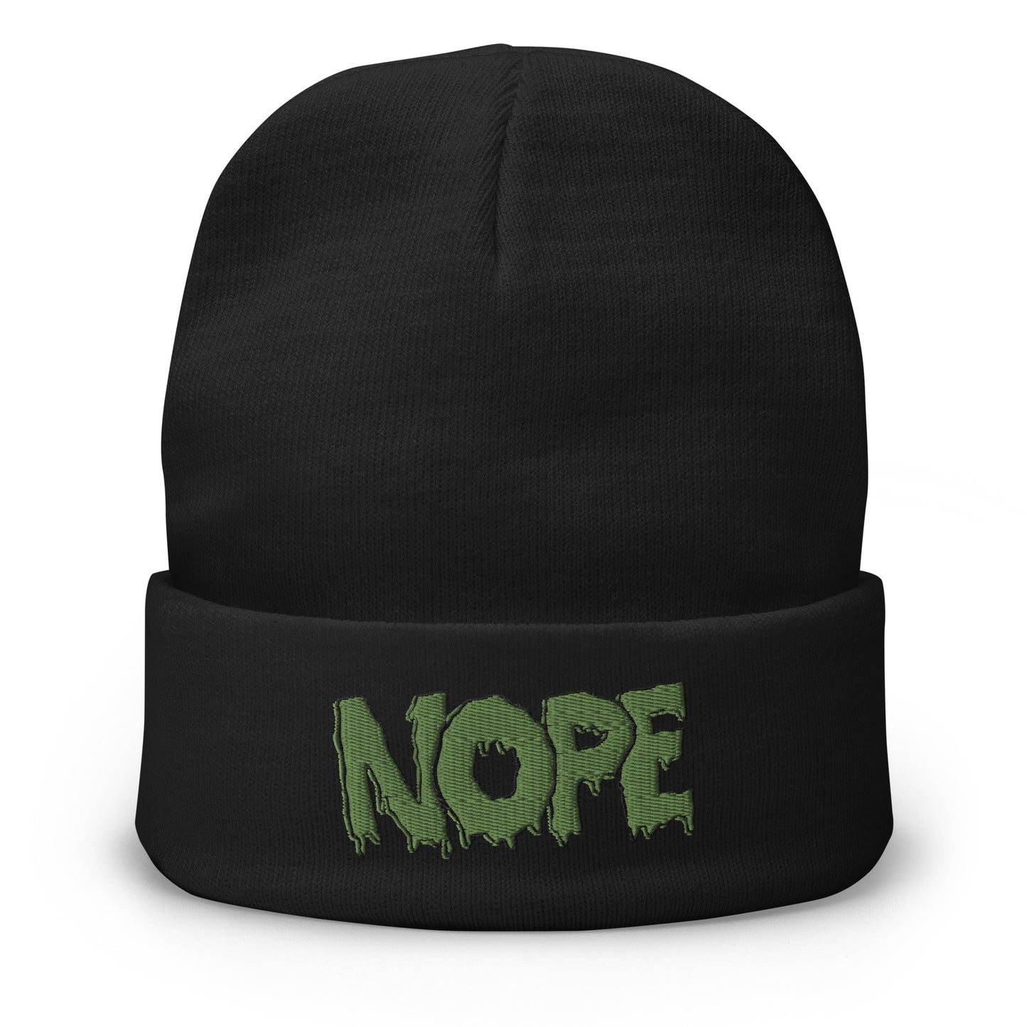 Nope | Embroidered Beanie