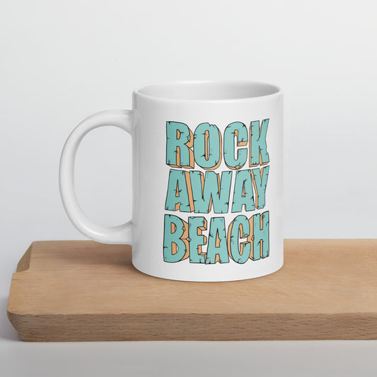 Rockaway Beach | White glossy mug