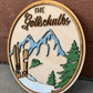Ski Mountain | Custom Laser Cut + Hand Painted Sign | 9.5" x 9.5" (Preorder)