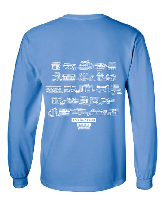 Kids Long Sleeve Tee - Rockaway Beach Bars