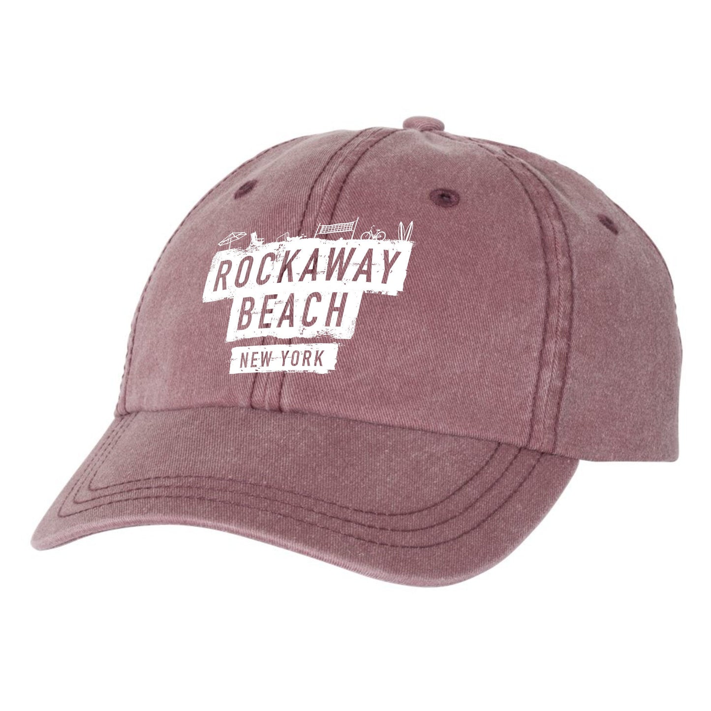 Rockaway Beach Embroidered Hat